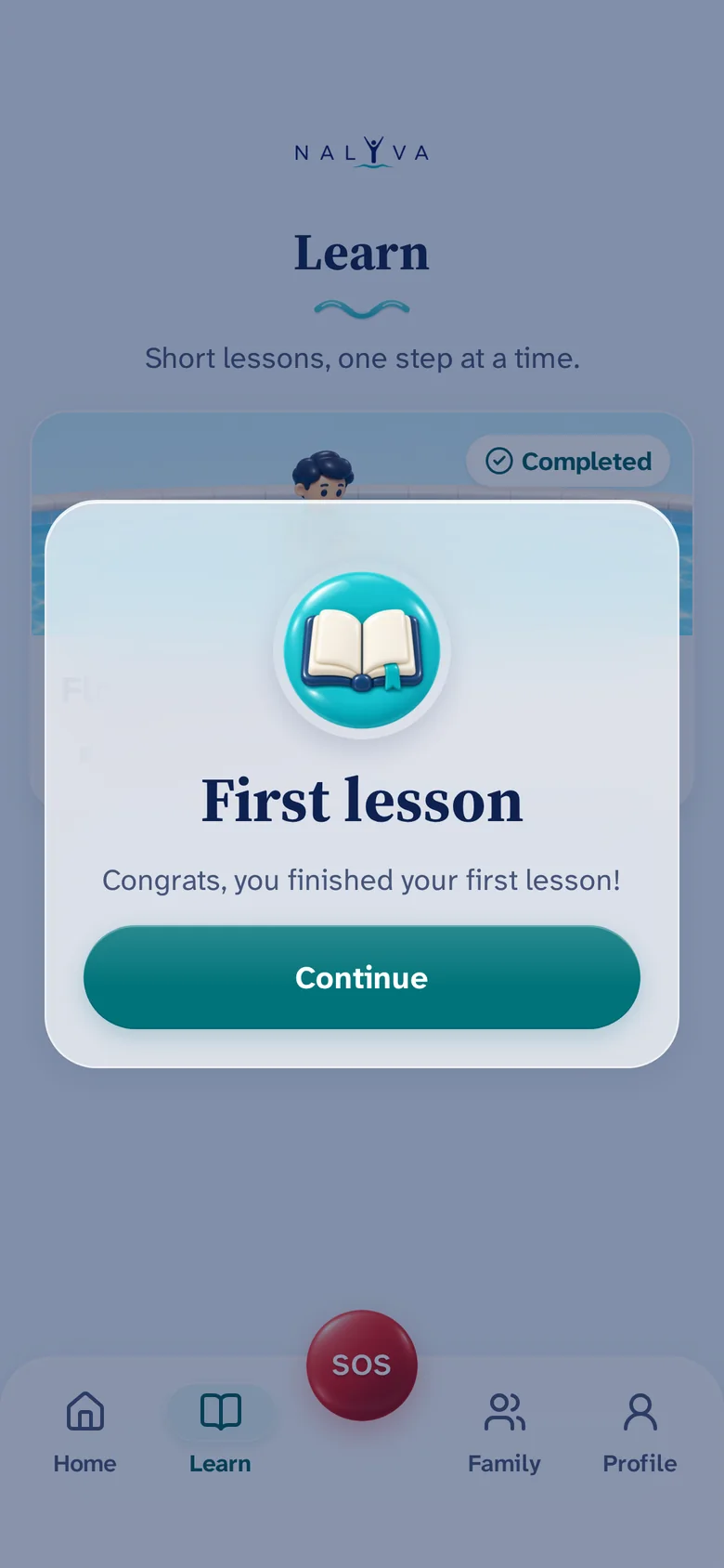 A new badge celebration.